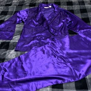 Victoria’s Secret Satin Purple Pajama Set